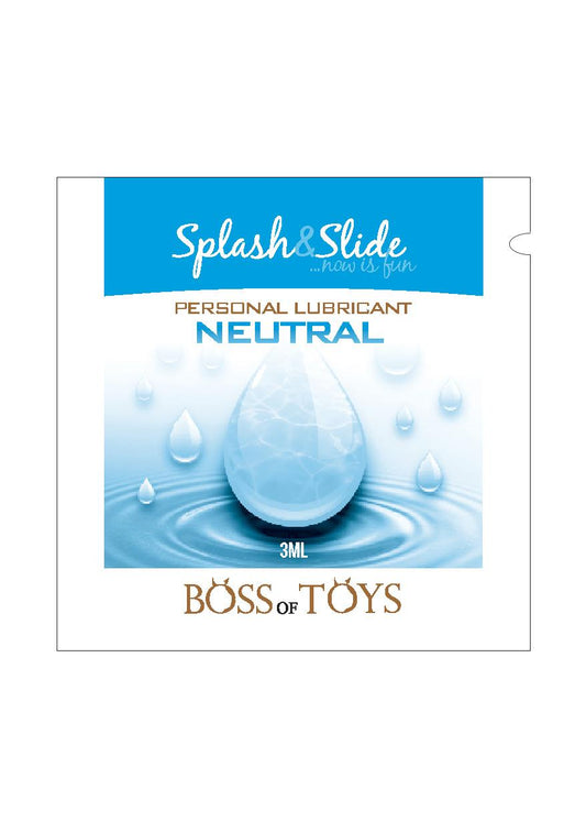 Bossoftoys Sachets Lubricant Neutral 3 ml - Waterbased - 2-00244