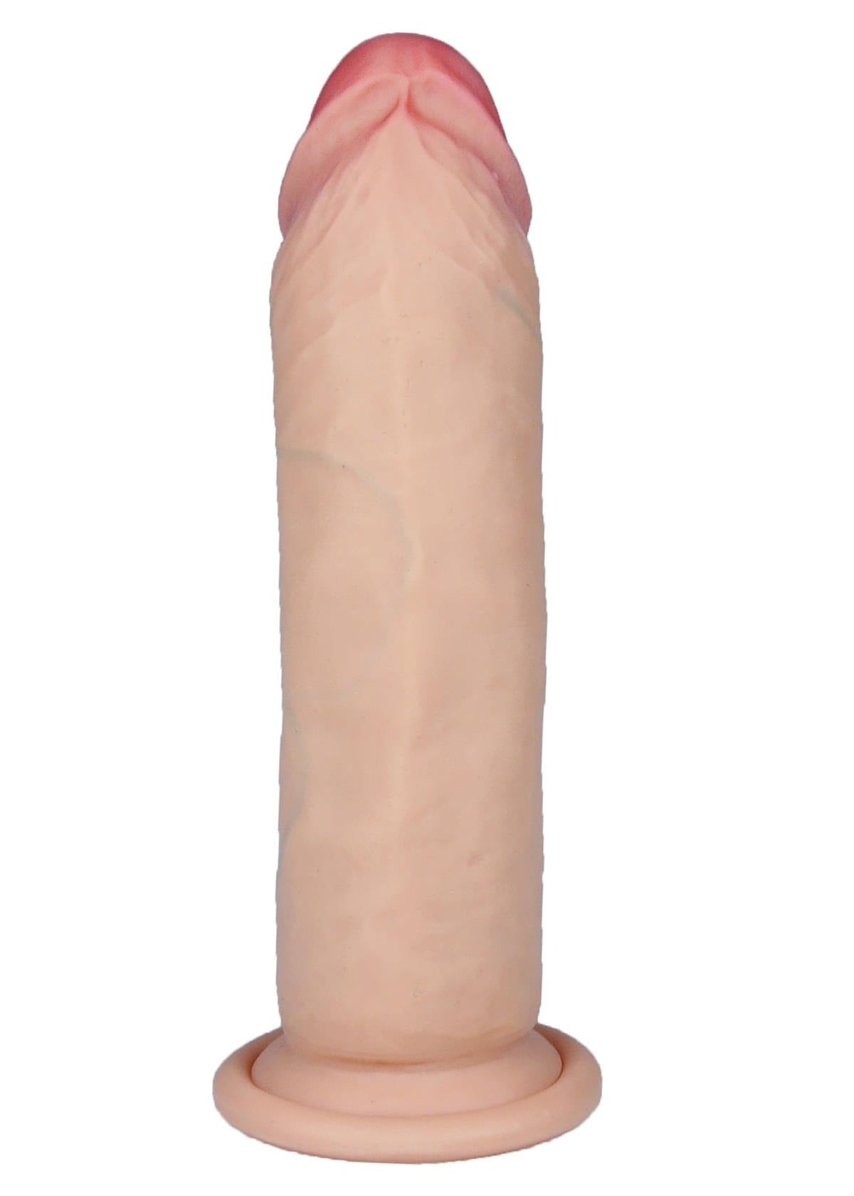 Bossoftoys Potos Ultra Realistic Dildo - Love clone X - 21-00027 - Cyber skin feels like real - Better then Silicone - 4,8 cm thick - Suction Cup - Flesh - 7 inch / 21 cm