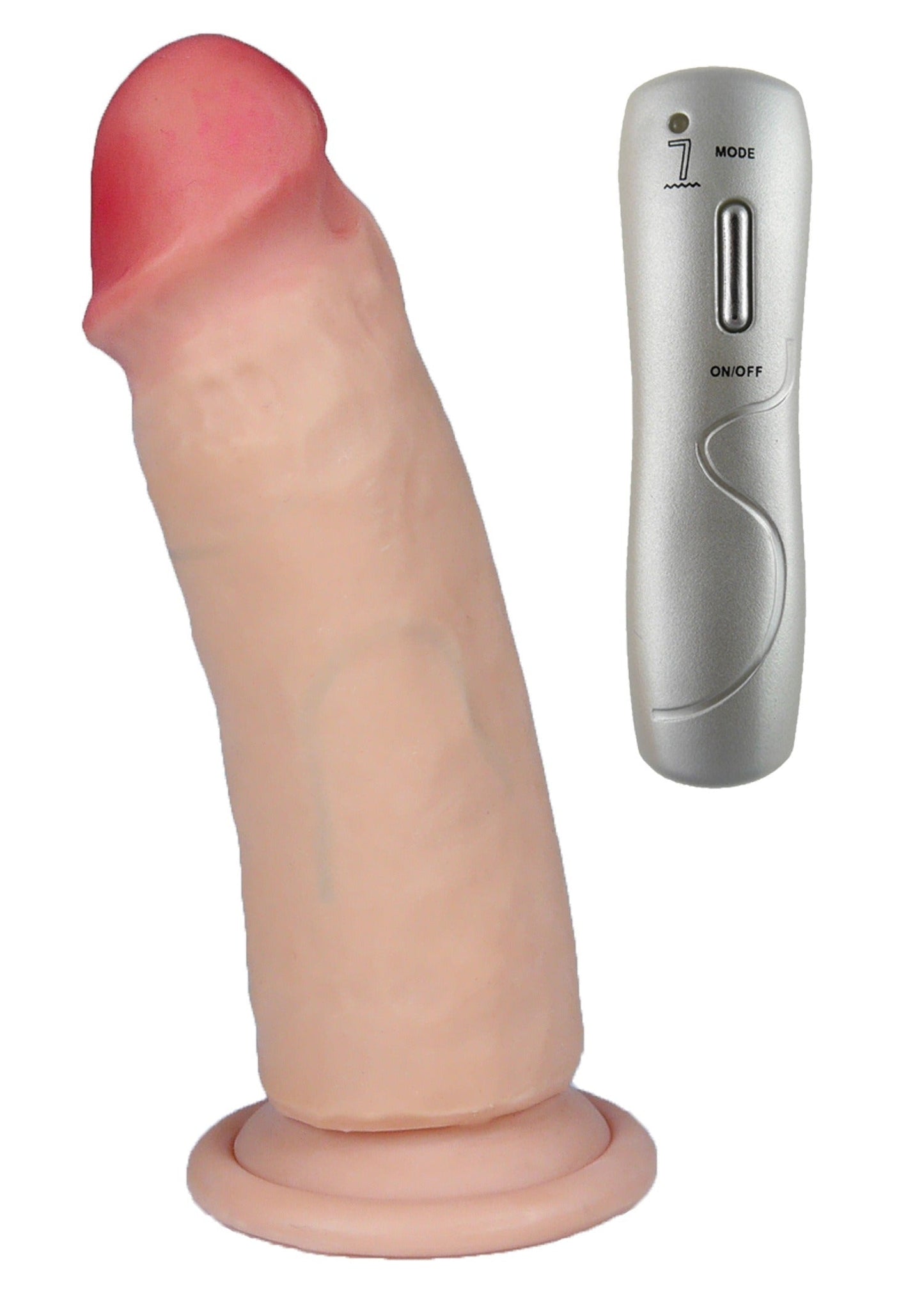 Bossoftoys Fobos Loveclonex Ultra Realistic Vibrator - Ultra Realistic Vibrator - Cyber skin feels like real - 21-00033- Better then Silicone - 5-7 cm thick - Suction Cup - Wired Remote - Flesh - 6 inch / 15 cm