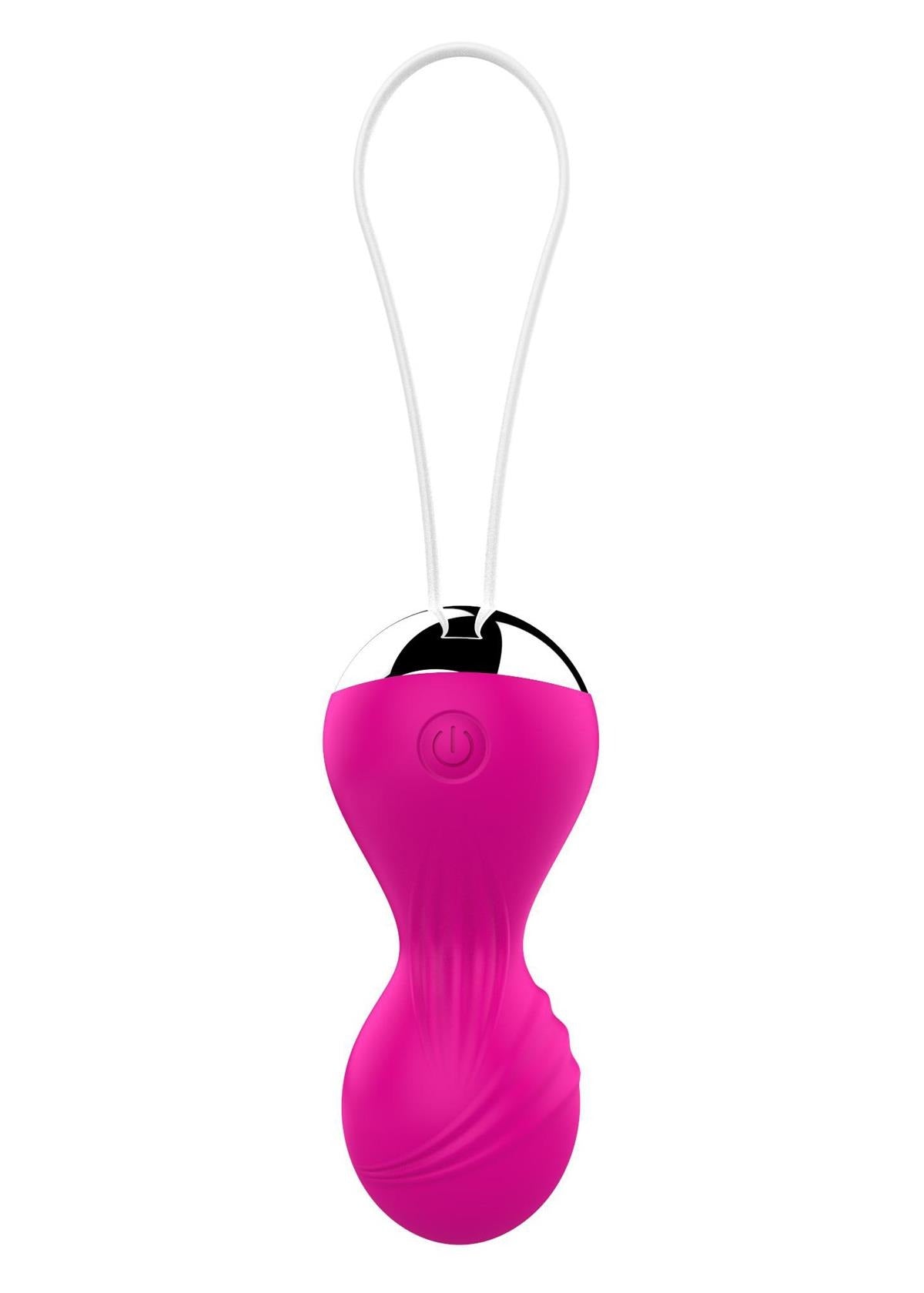 Bossoftoys Vibrating Kegel Balls - Remote Control - Rechargeable - Pink - 22-00027