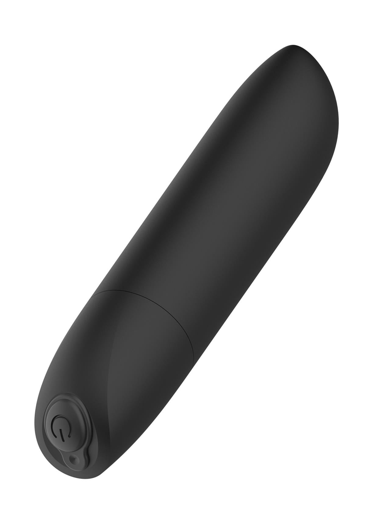 Bossoftoys - 22-00045 - Powerful Bullet Vibrator - USB rechargeable - 20 Functions - mat black