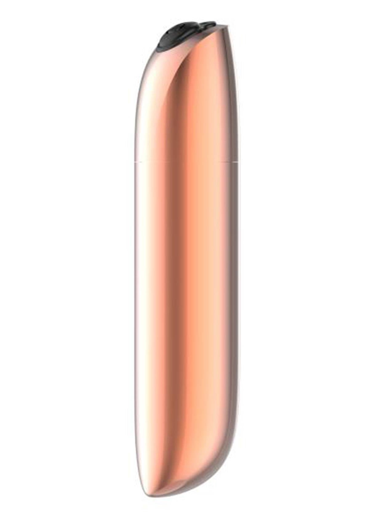 Bossoftoys - 22-00048 - Powerful Bullet Vibrator - USB rechargeable - 20 Functions - Gold