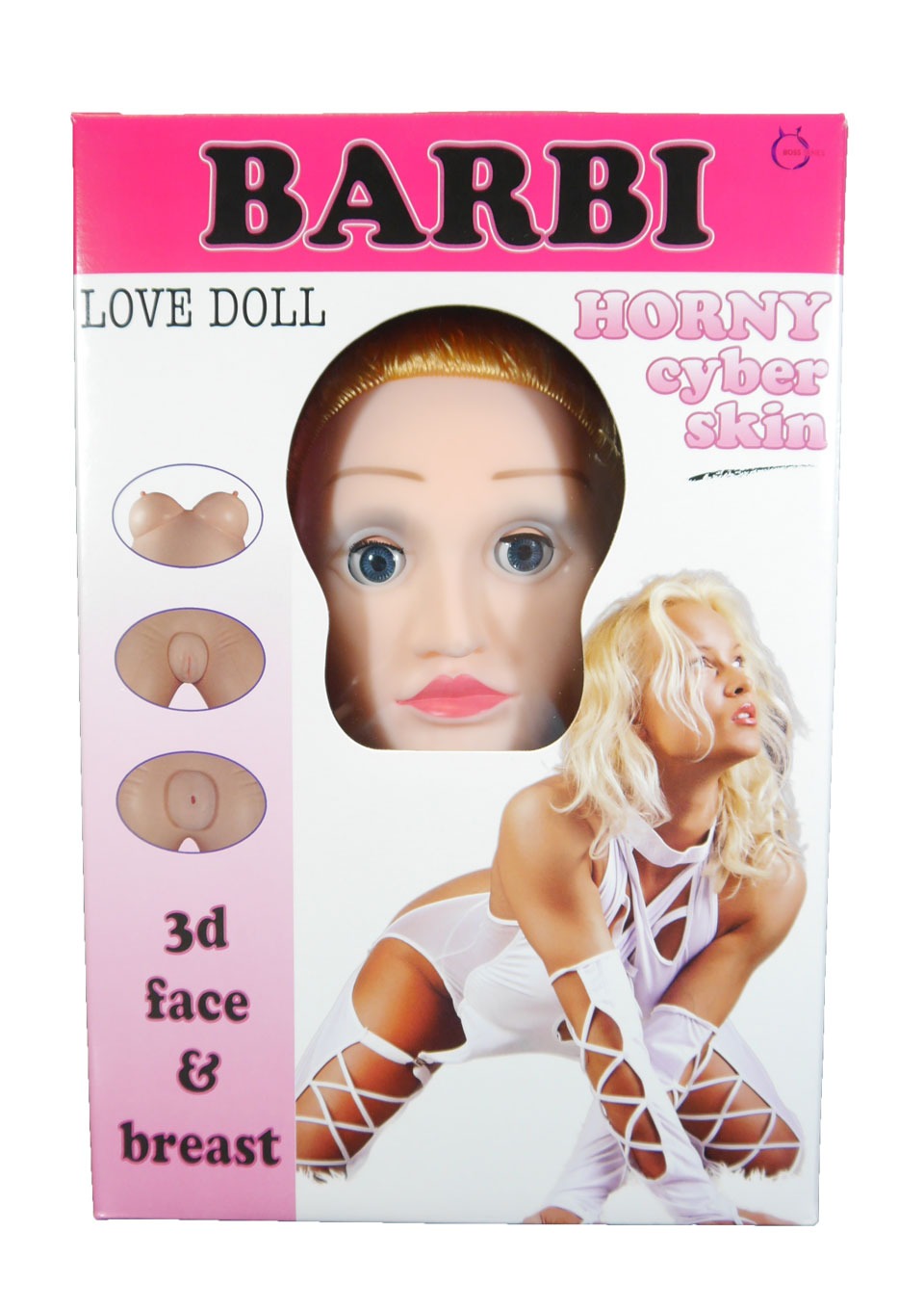 Bossoftoys Barbi blow up doll with real face - 26-00021
