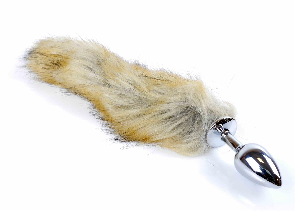 Bossoftoys - 64-00098 - Plug with brown  fox tail - 45 cm - big size