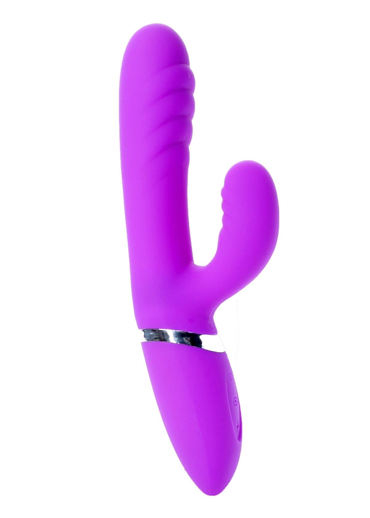 Bossoftoys Super De Luxe Diana G-spot Vibrator - 36 Functies!! - Siliconen - Ideale Maat 22 cm - Diameter 3,7 cm - Oplaadbaar - Aantrekkelijke Kleurrijke Verpakking