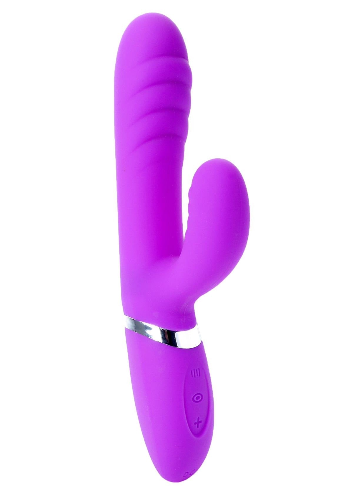 Bossoftoys Super De Luxe Diana G-spot Vibrator - 36 Functies!! - Siliconen - Ideale Maat 22 cm - Diameter 3,7 cm - Oplaadbaar - Aantrekkelijke Kleurrijke Verpakking