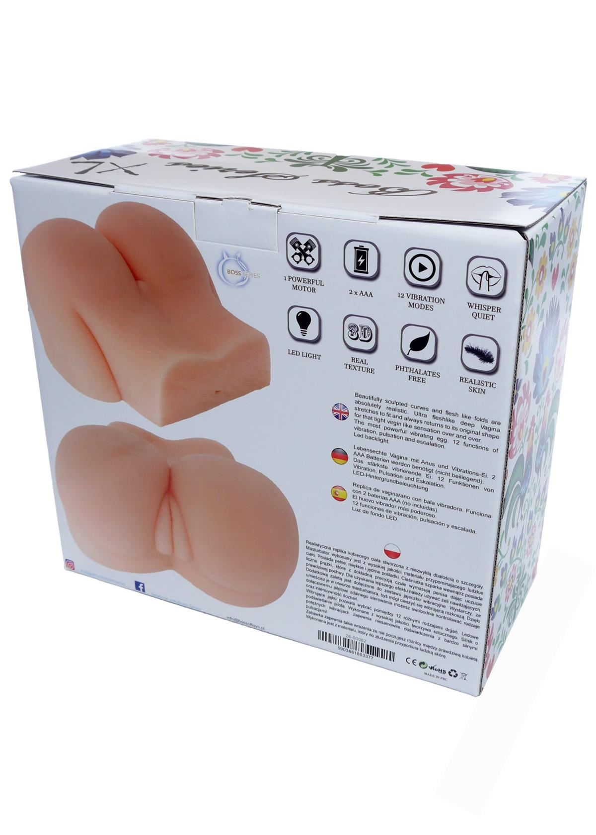 Bossoftoys Mega Kont - Pussy & Ass XL Masturbator - Heavy - 3,8 kg of Love - 26-00082