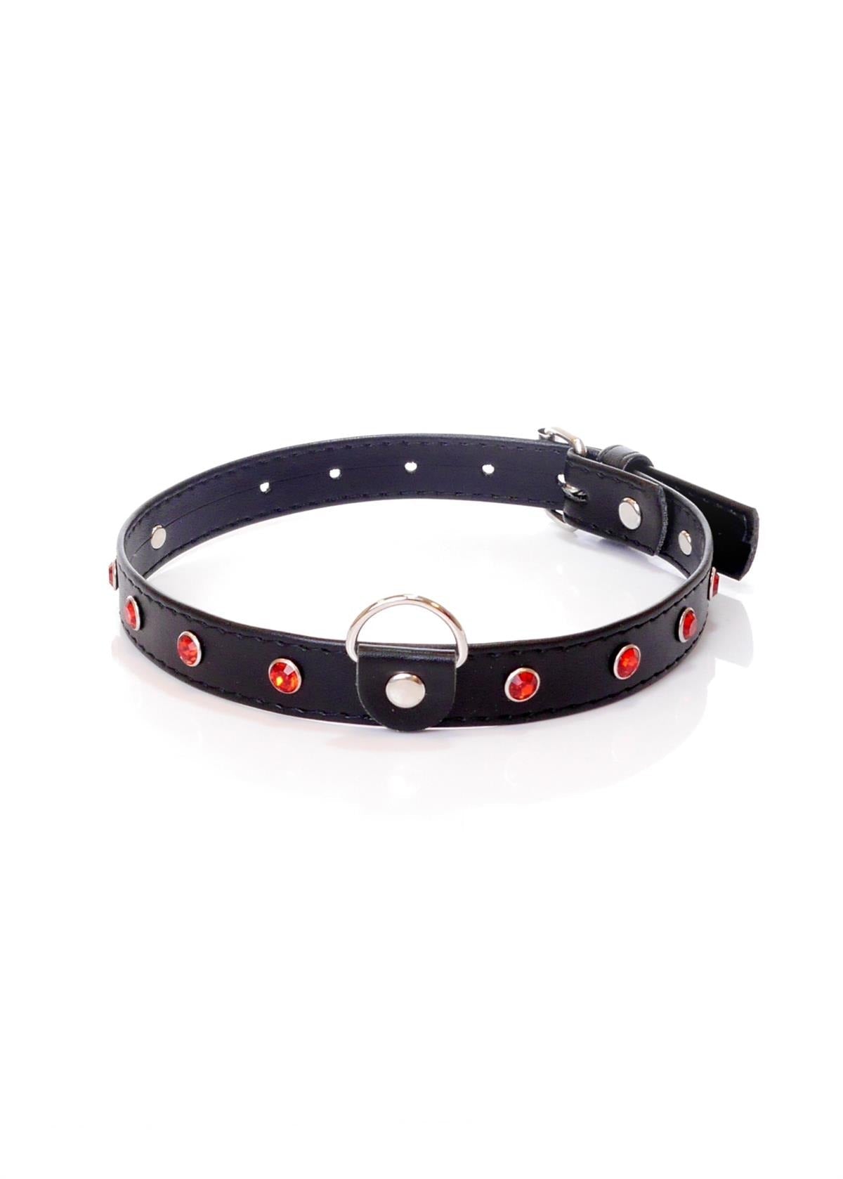 33-00121 collar red stone