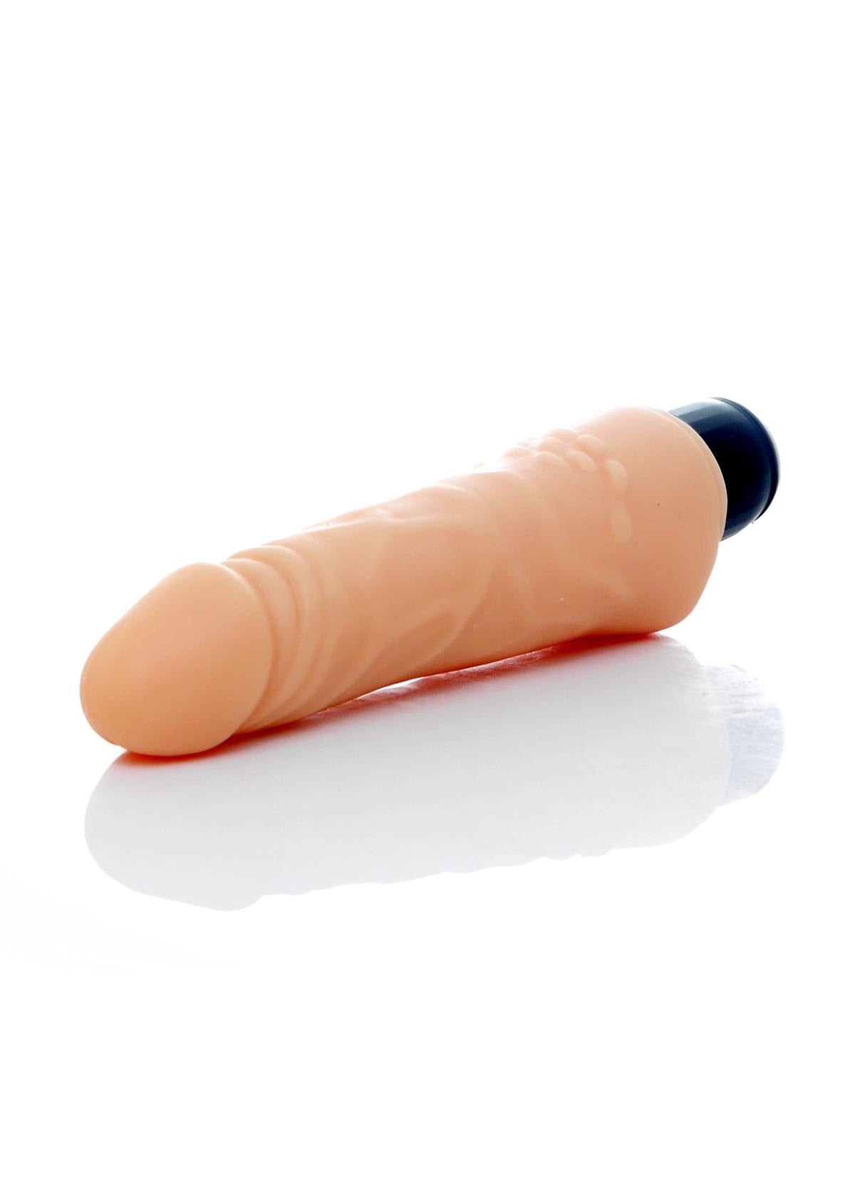Bossoftoys - Storm 12 Function Realistic vibrator - Cyber leather - Extra ordinary Flexible Material - Flesh - 18,5 cm - 44-00003