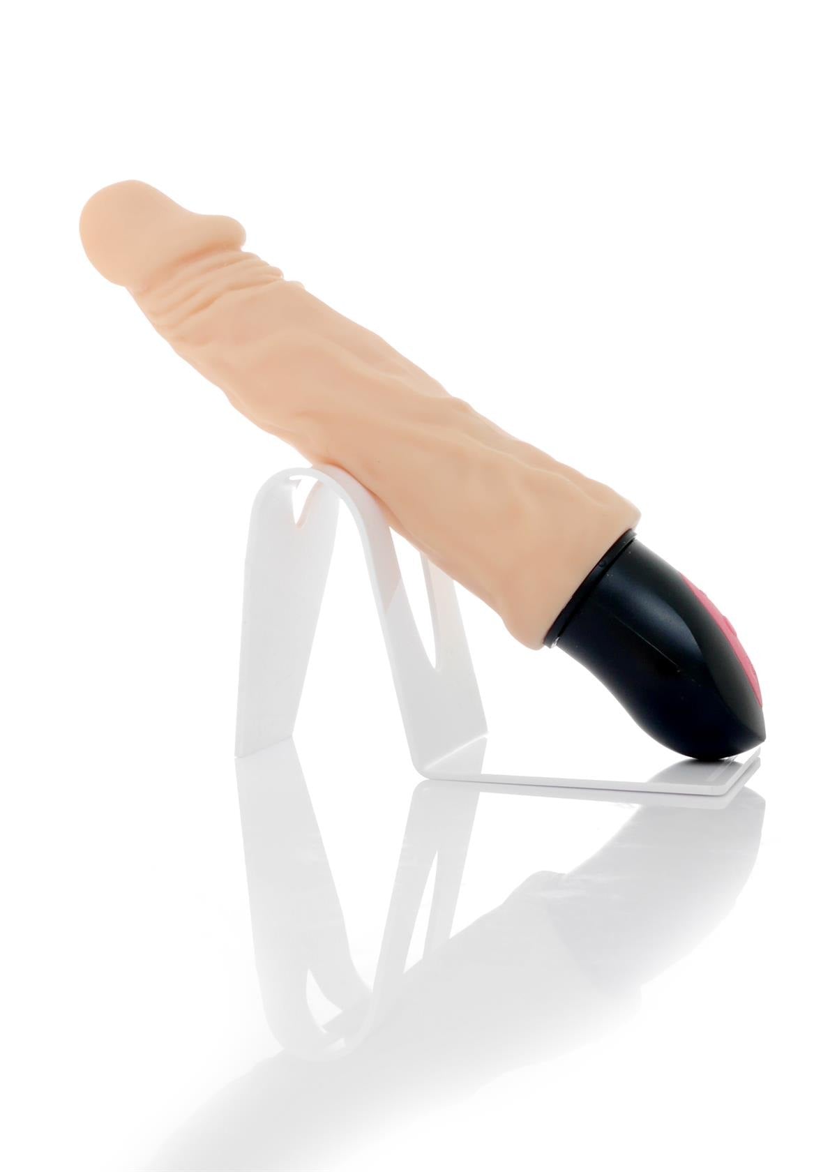 Mega Realistische Buigbare Vibrator - 12 Functies - USB Oplaadbaar - Cyberskin - Huidskleur - 27 cm