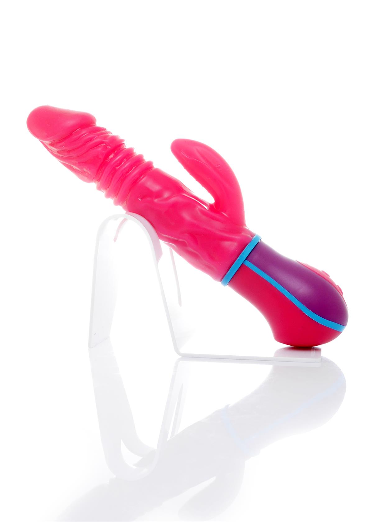 Bossoftoys Mercury Up & Down vibrator & Rotating vibrator - 12 Function - Usb - Cyber leather - 44-00019 - 27 cm