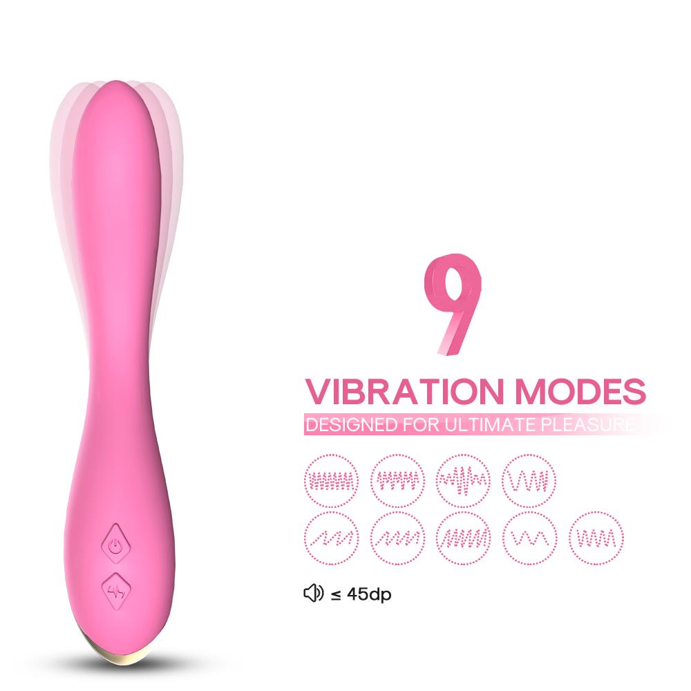 Bossoftoys - Flamingo light pink - vibrator - 52-00008 - USB rechargeable - 100% waterproof - 9 vibration modes