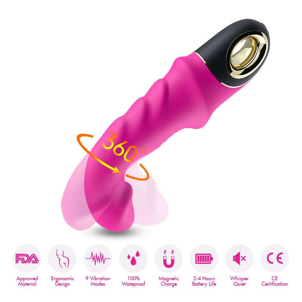 Bossoftoys - Joyblade pink - vibrator - 52-00016 - separate motors - USB rechargeable - 100% waterproof - 9 vibration modes