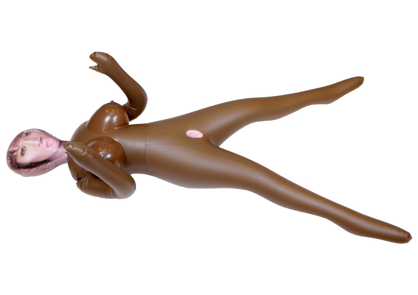 Bossoftoys Amelia Blow Up Love Doll - 150 cm - Black woman - Triple holes - Inflatable Masturbator - 59-00010