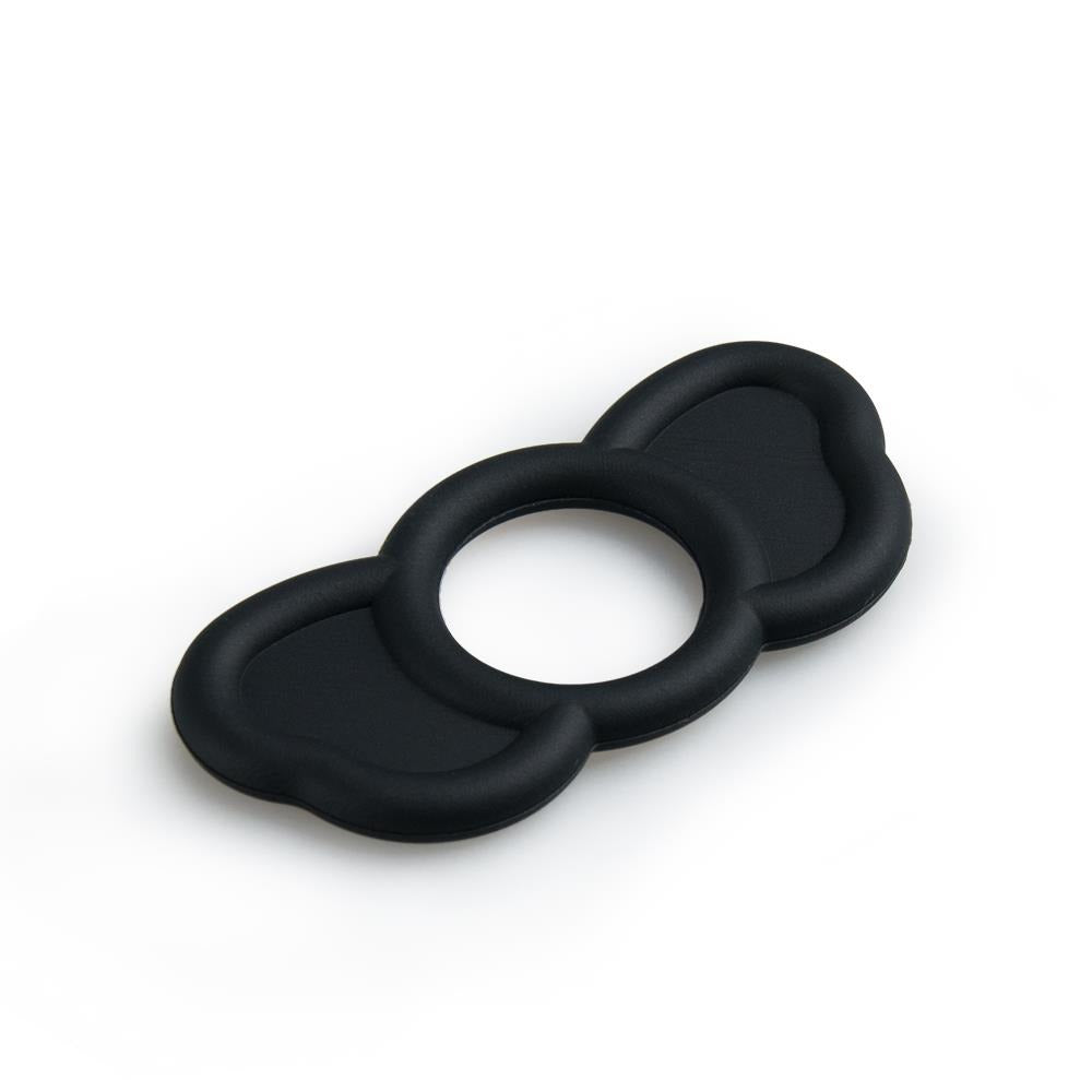 Bossoftoys- 60-00026 - Elephant Ears Cockring 3 - Pack - Black - 3 different sizes - dia inner 26 mm / 23 mm / 18 mm - Colour box