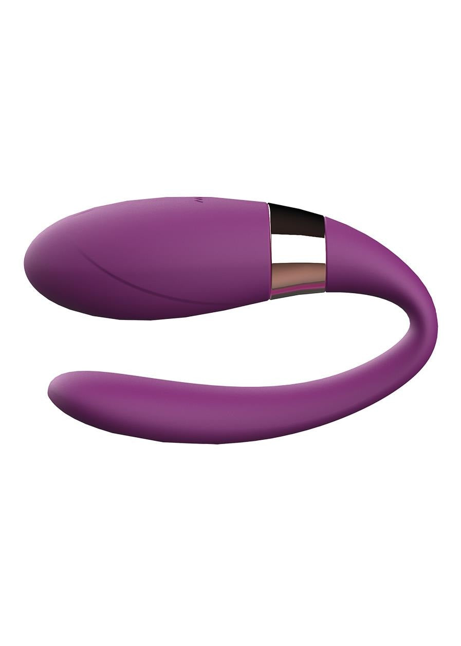 Bossoftoys - Stymulator V-Vibe Purple USB 7 Function - Remote Control - Stylish desgin - 62-00002