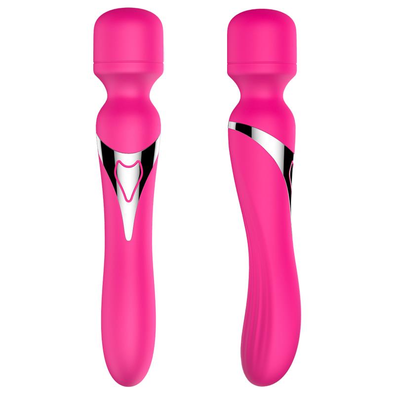 Dual Massager - Design G-spot Vibrator - 22,6 cm - 7 Pulsatiestanden en 7 Functies - Oplaadbaar - Breedte 3,2/4,2 cm - Luxe Geschenkdoos - Roze