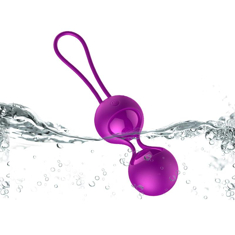 Remote Control Kegel Balls - 2 Balls and 1 Ball - 10 Functions - Oplaadbaar - Luxe Geschenkdoos - Paars