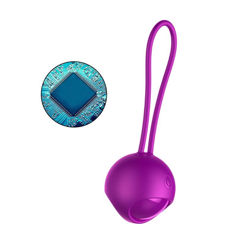 Remote Control Kegel Balls - 2 Balls and 1 Ball - 10 Functions - Oplaadbaar - Luxe Geschenkdoos - Paars