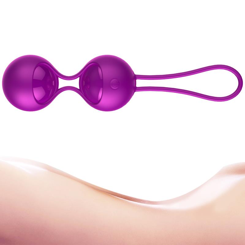 Remote Control Kegel Balls - 2 Balls and 1 Ball - 10 Functions - Oplaadbaar - Luxe Geschenkdoos - Paars