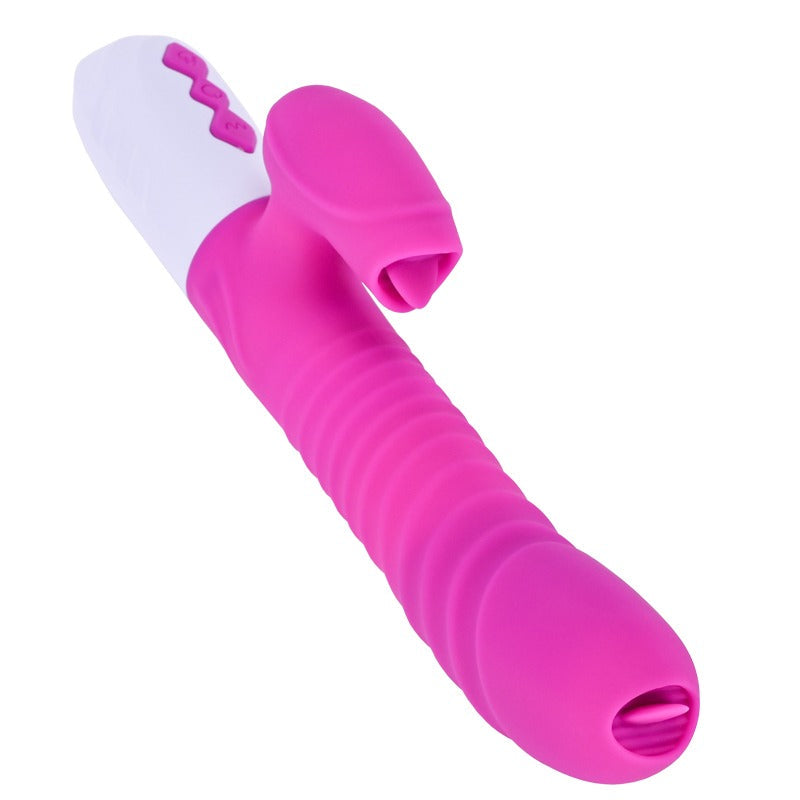 Bossoftoys - 63-00039 - Vibrator - Silicone - USB - 7 Function - Thrusting Function - Heating