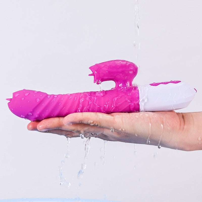 Bossoftoys - 63-00039 - Vibrator - Silicone - USB - 7 Function - Thrusting Function - Heating