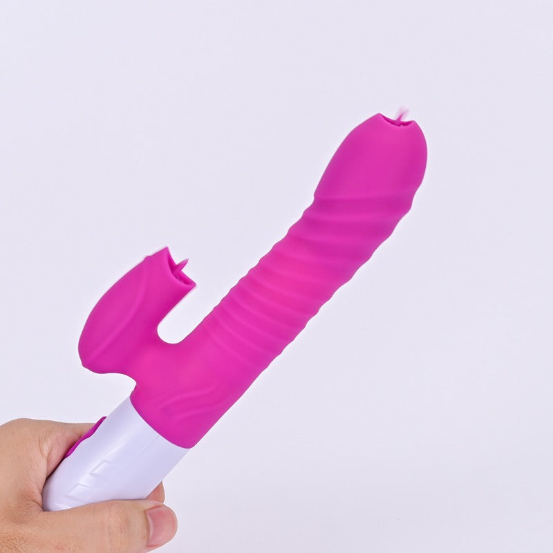 Bossoftoys - 63-00039 - Vibrator - Silicone - USB - 7 Function - Thrusting Function - Heating