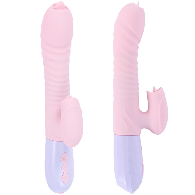 Bossoftoys - 63-00039 - Vibrator - Silicone - USB - 7 Function - Thrusting Function - Heating