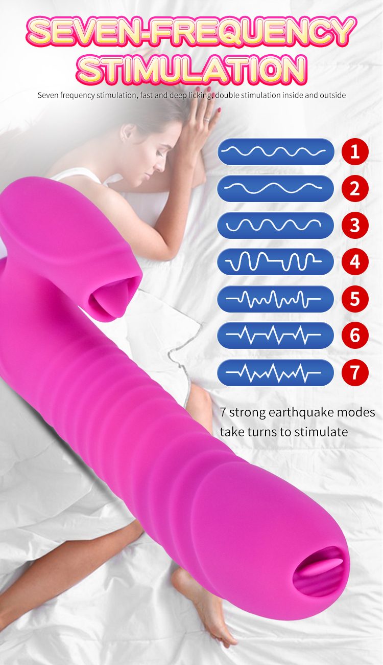 Bossoftoys - 63-00039 - Vibrator - Silicone - USB - 7 Function - Thrusting Function - Heating