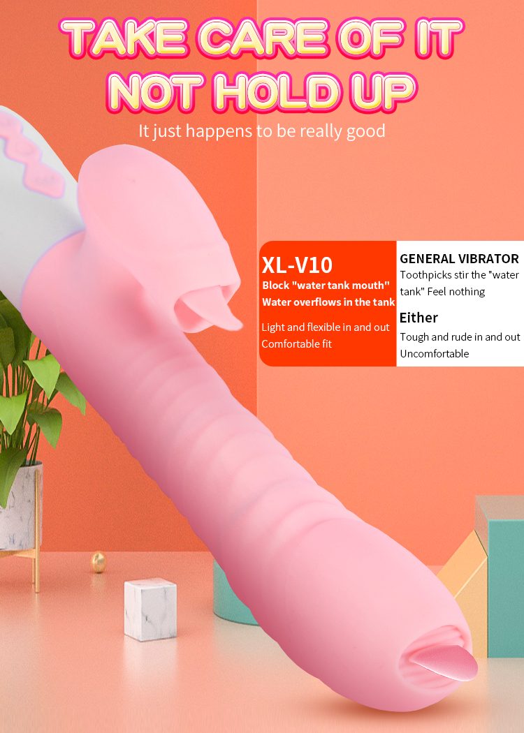 Bossoftoys - 63-00039 - Vibrator - Silicone - USB - 7 Function - Thrusting Function - Heating