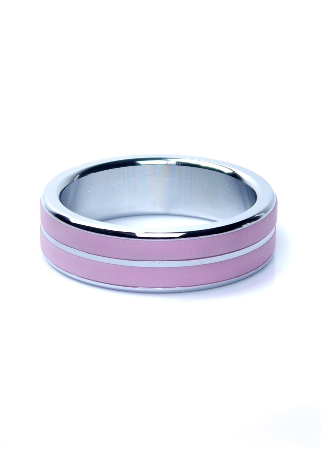 Bossoftoys - 64-00106 - Luxury Design metal Cockring Pink-  Large size - Inner diameter 4,5 cm - Outer diameter 5,5 cm