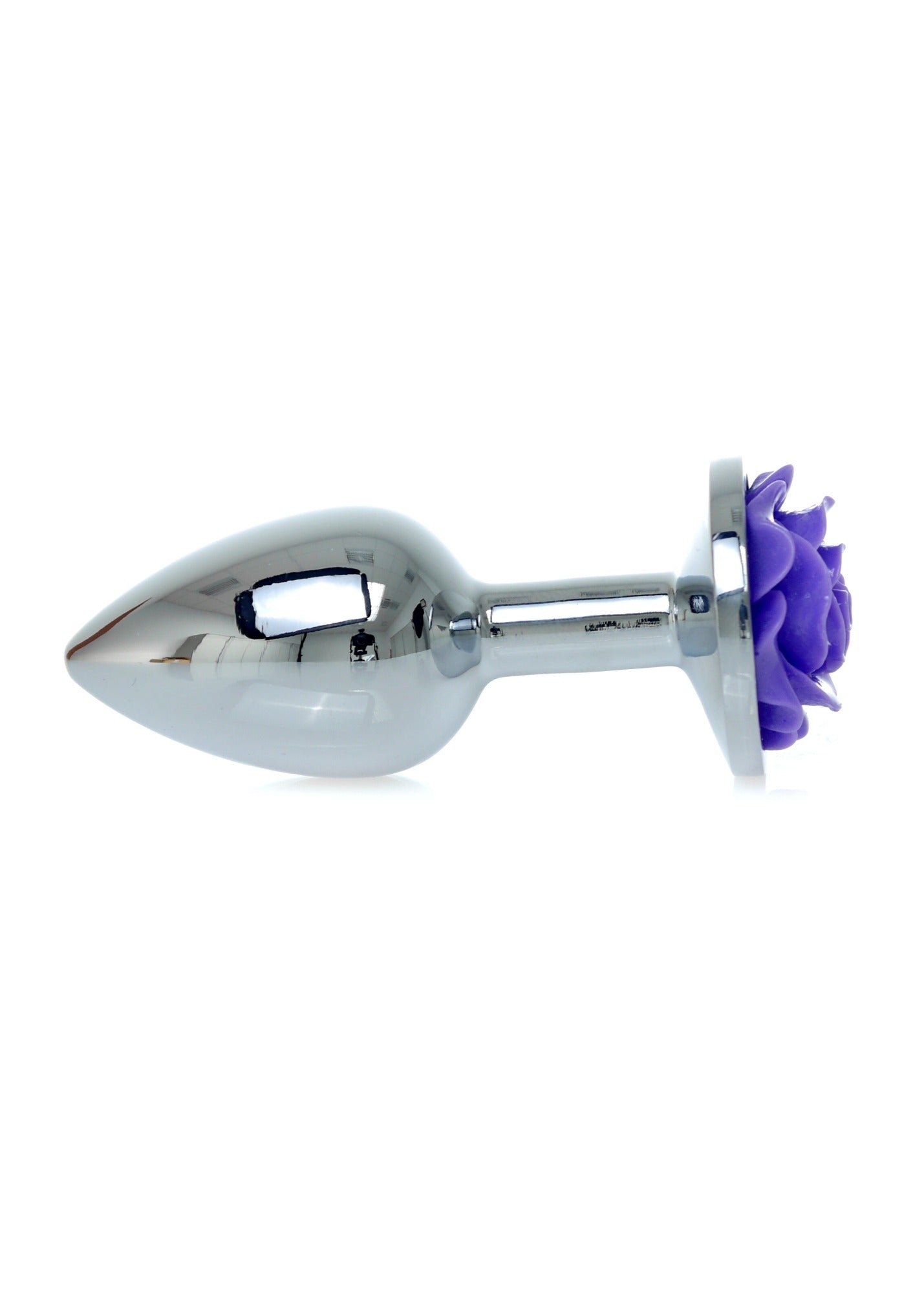 Bossoftoys - 64-00123- Plug - Silver - Anal - Rose - purple