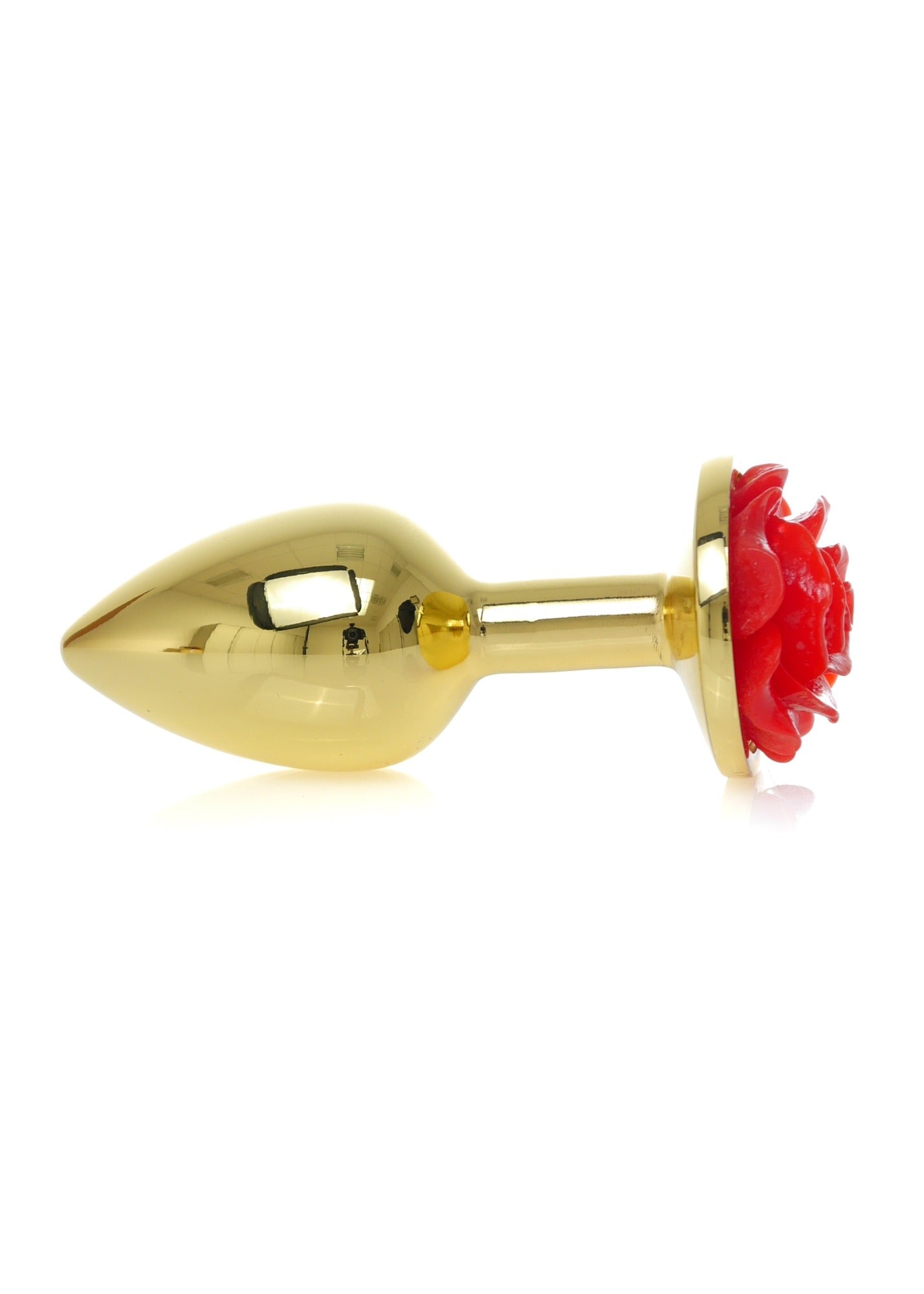 Bossoftoys - 64-00125 - Plug - Gold - Anal - Rose - Red