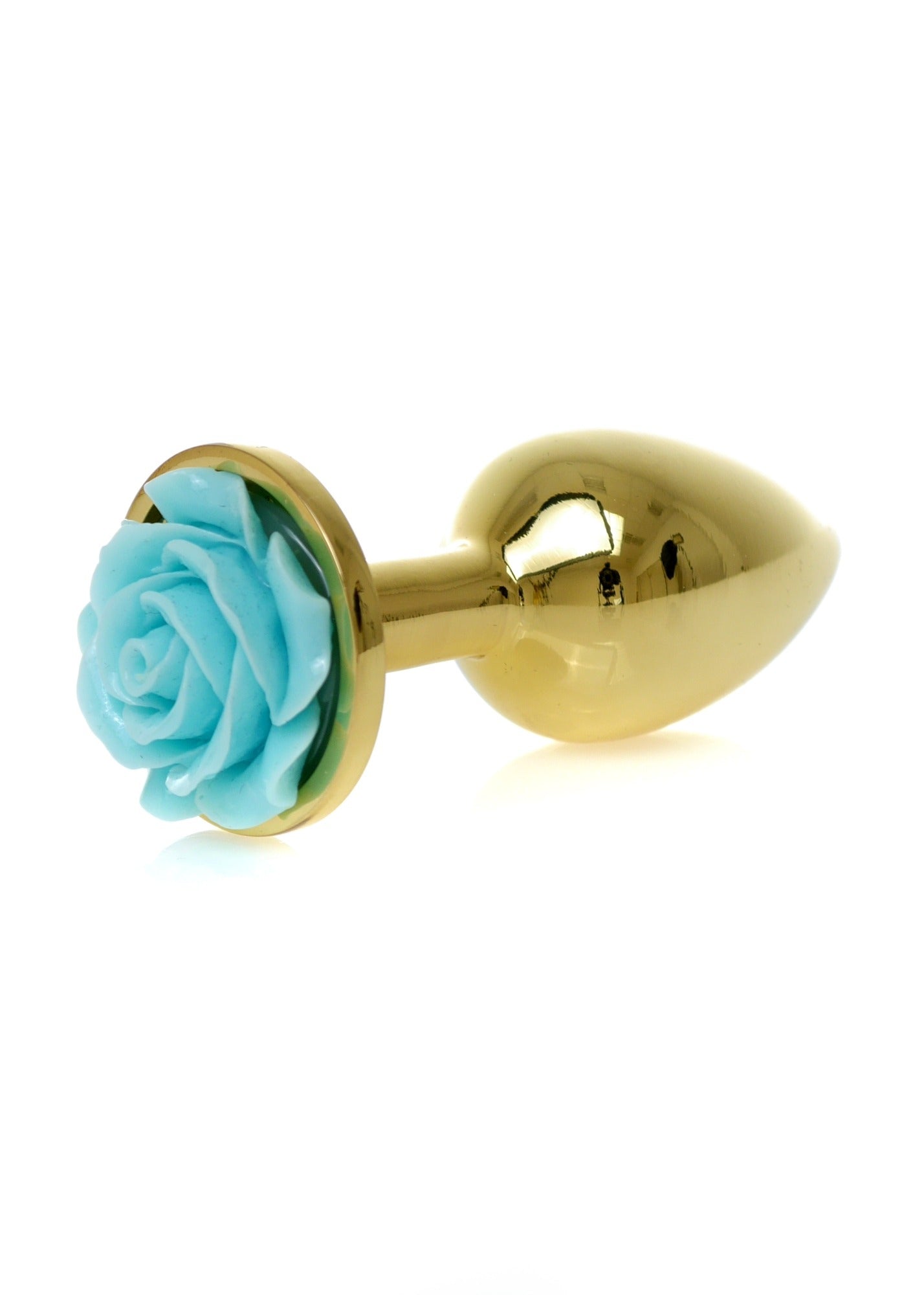 Bossoftoys - 64-00126 - Plug - Gold - Anal - Rose -Light blue