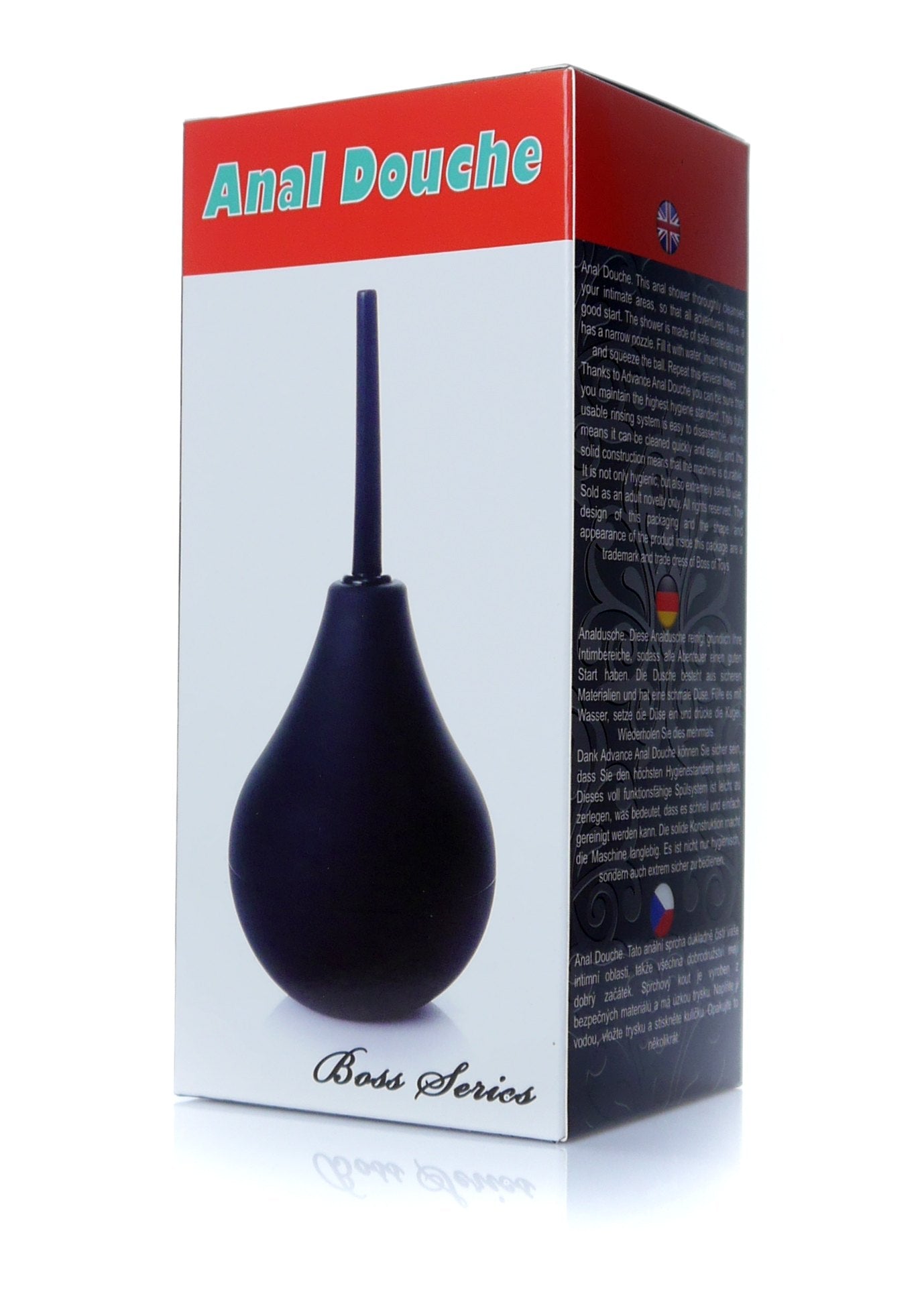 Bossoftoys - 67-00058 - Anal Douche - Anal Cleaner - 216 ML - Black