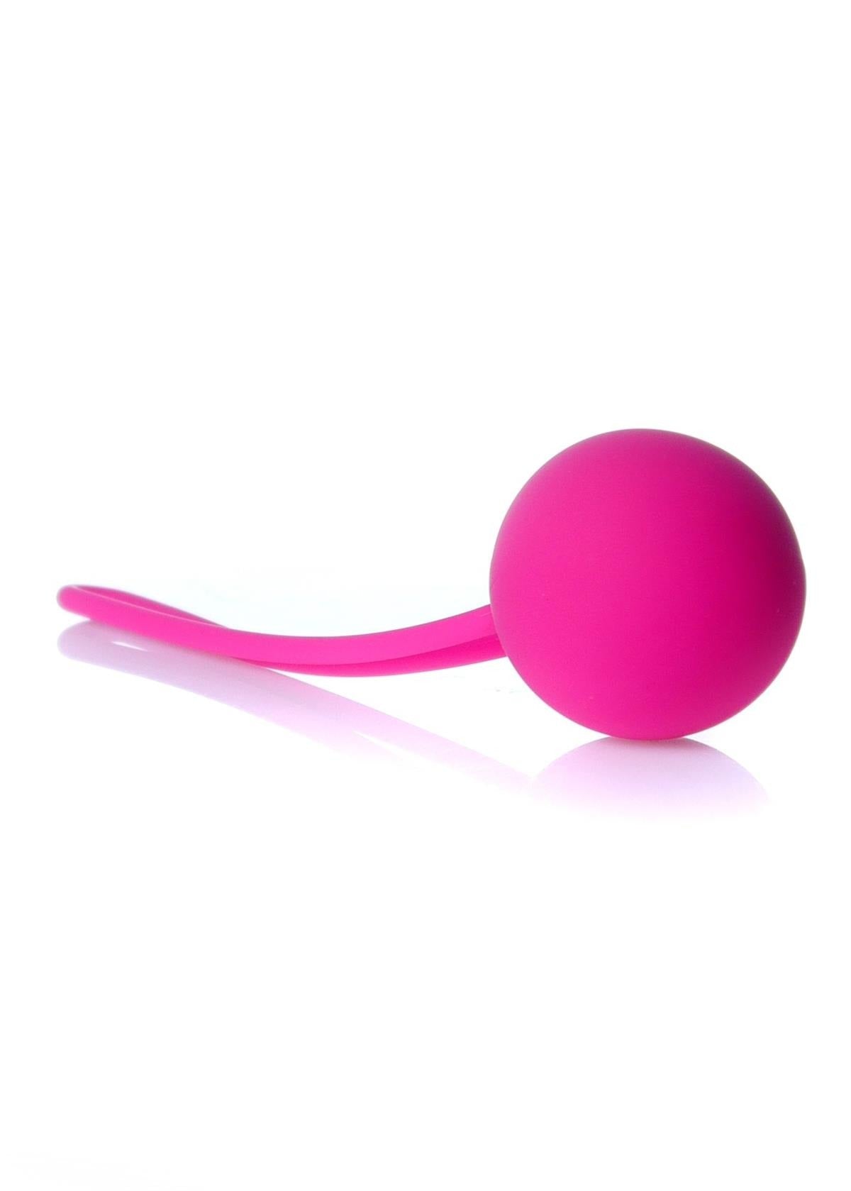 Bossoftoys - 67-00071 - Silicone Kegal Balls - Geisha ball - Pink - Dia 3,2 cm -  Clear box