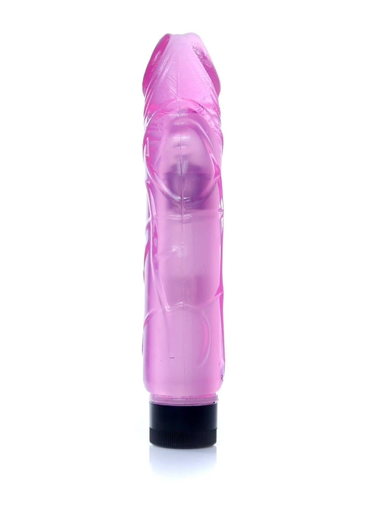 Bossoftoys - 67-00073 - Real Skin - Realistic vibrator - Juicy jelly Pink - 22 m- Dia 4 cm - Multispeed