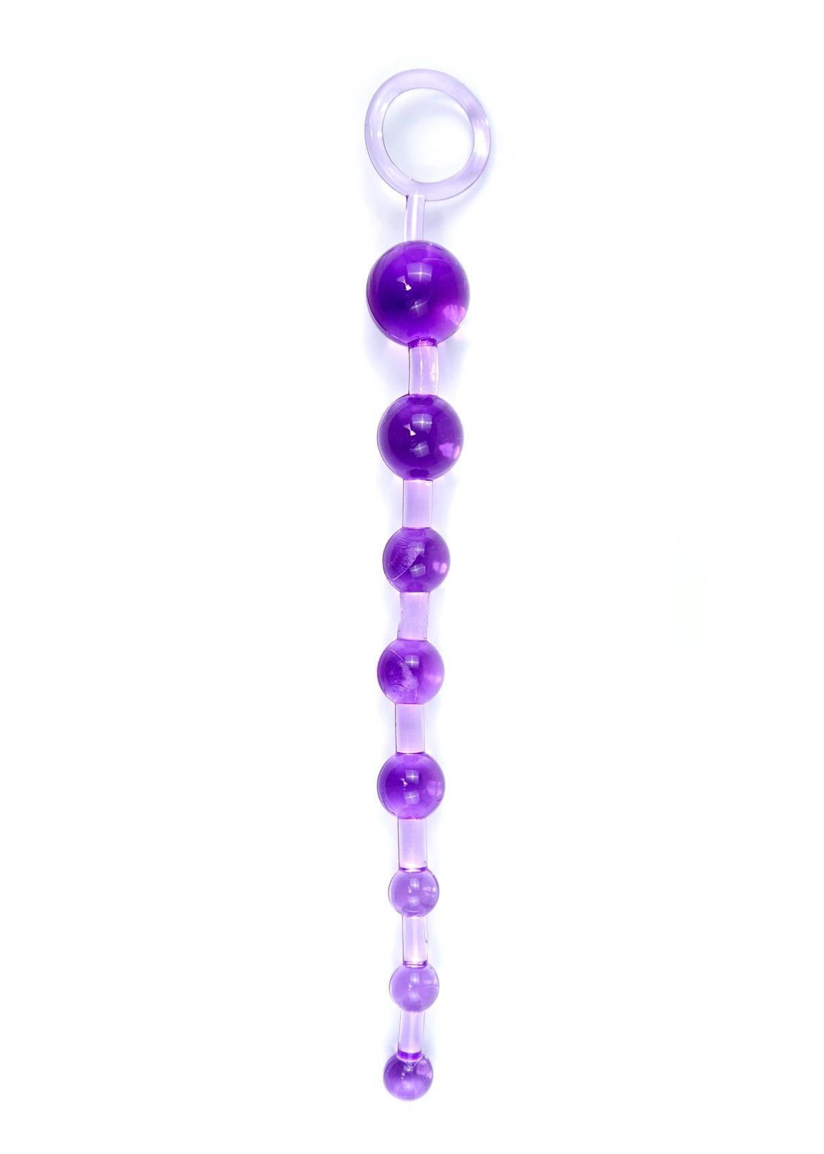 67-00085 jelly anal beads purple