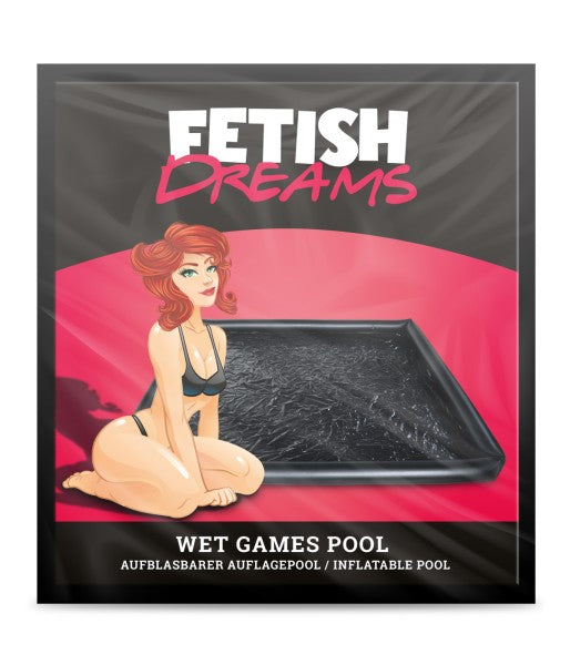 Power Escorts - Fetish dreams - Wet game Pool - PVC 165 cm x 180 cm - Latex - Black