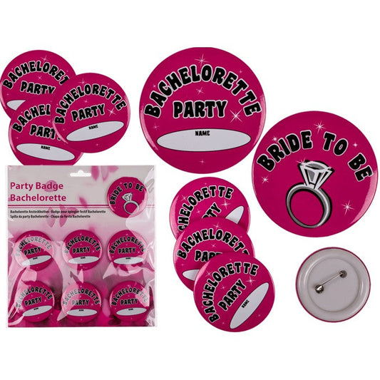 Kinky Pleasure Bachelorrette Buttons Set 7 stuks