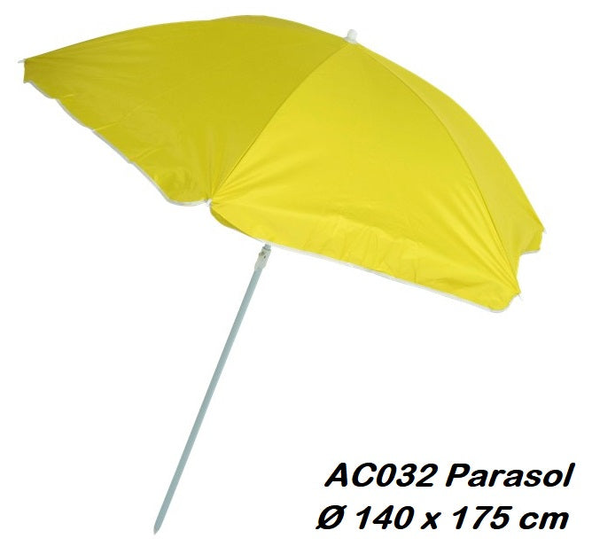 Kleurrijke Parasol Ø 140 x 175 cm voor Zonnige Dagen