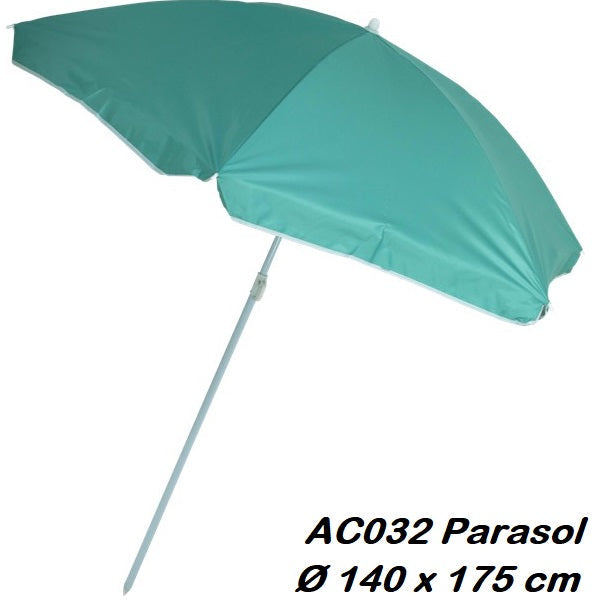 Kleurrijke Parasol Ø 140 x 175 cm voor Zonnige Dagen