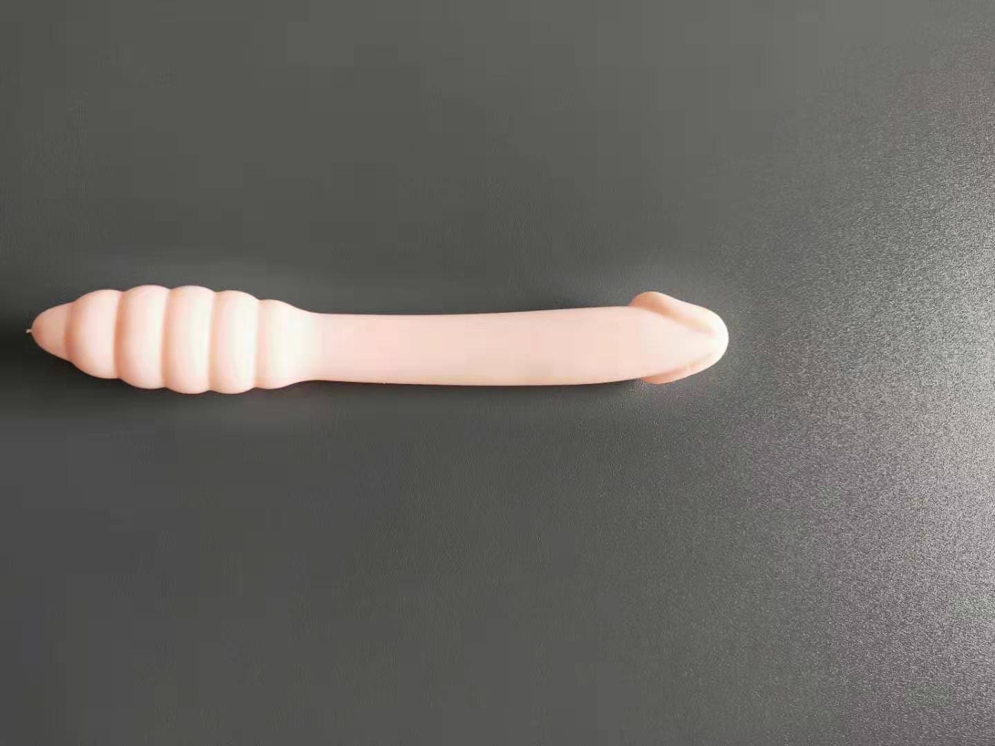 Power Escorts - BR140 - Rocket Dong - Double Dildo - Extreme Flexible - Ideal For Starters - 20,4 × 3 CM - Flesh