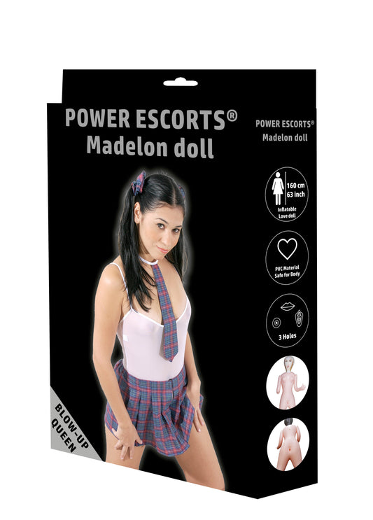 Power Escorts BR202 Madelon Blow Up Doll - Inflatable doll - with Holes - 150CM