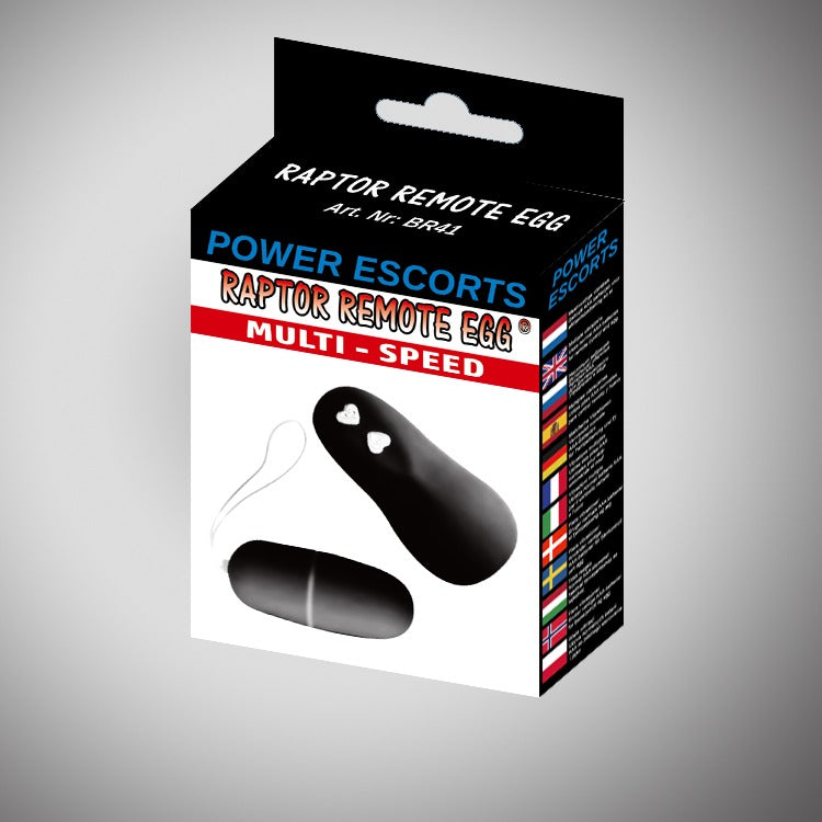 Power Escorts Raptor Remote Egg BR41 Black - Runs on normal AAA batteries NEW ARRIVAL