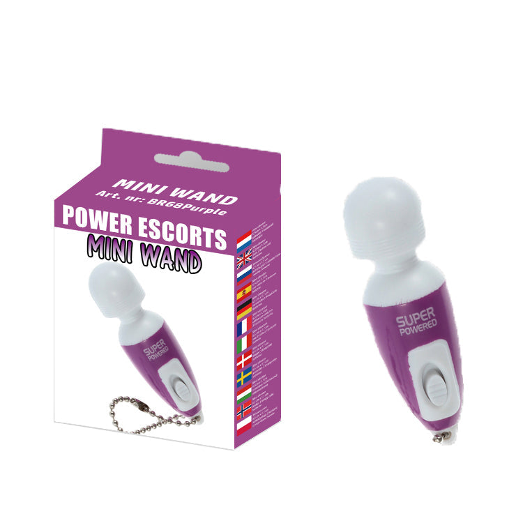 Power Escorts Mini Wand Purple - Mini Vibrator - 6,5 CM - BR68
