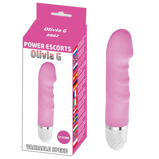Power Escorts Olivia G  - G Spot Vibrator - Pink - BR82