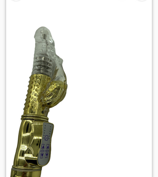 power escorts gold horse g spot vibrator - rabbit - 36 functions