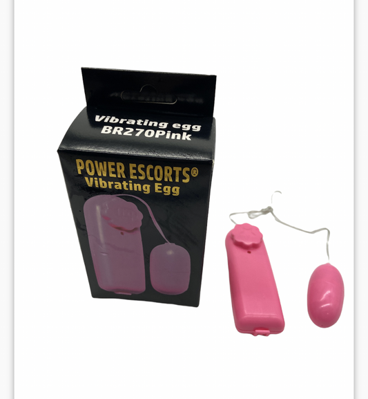 Power Escorts Vibrating Egg - Pink - Multi speed - Colour box - BR270