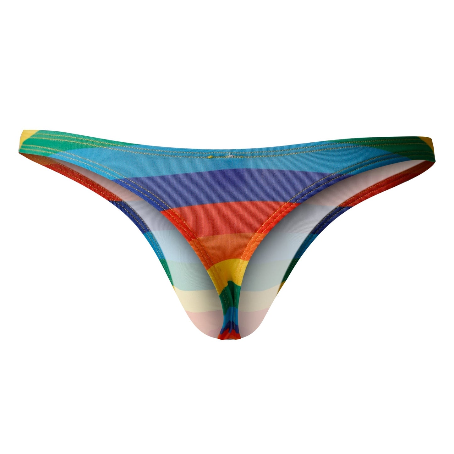 CUT4MEN - C4M01 - Low Brief Bikini Men Underwear - Rainbow - 4 Sizes - 1 Piece